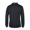 Long Sleeve Piping Polo Shirts Back